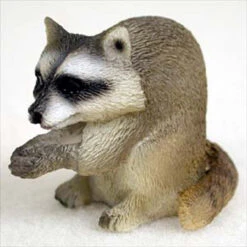 Raccoon Bonsai Tree Figurine