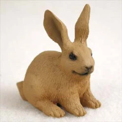Rabbit Brown Bonsai Tree Figurine