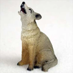 Coyote Bonsai Tree Figurine