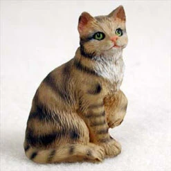 Brown Shorthaired Tabby Figurine