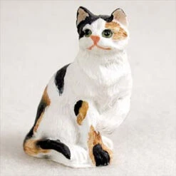 Calico Shorthaired Figurine