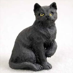 Black Shorthaired TabbyFigurine