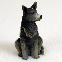 Australian Cattle BlueDog Bonsai Tree Figurine