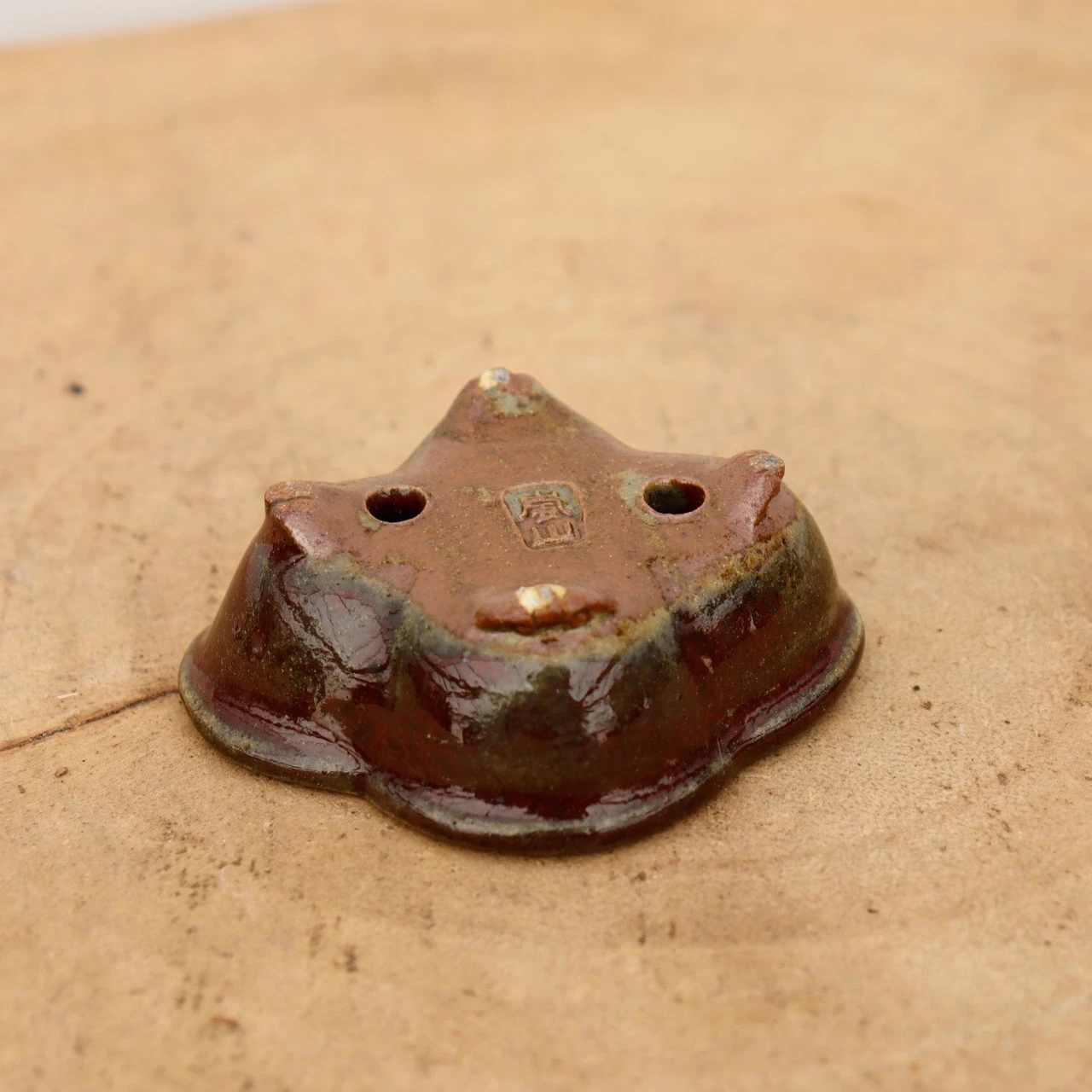 2" Japanese Tokoname Pot - Tani Ranzan (No. 1331) - Image 3