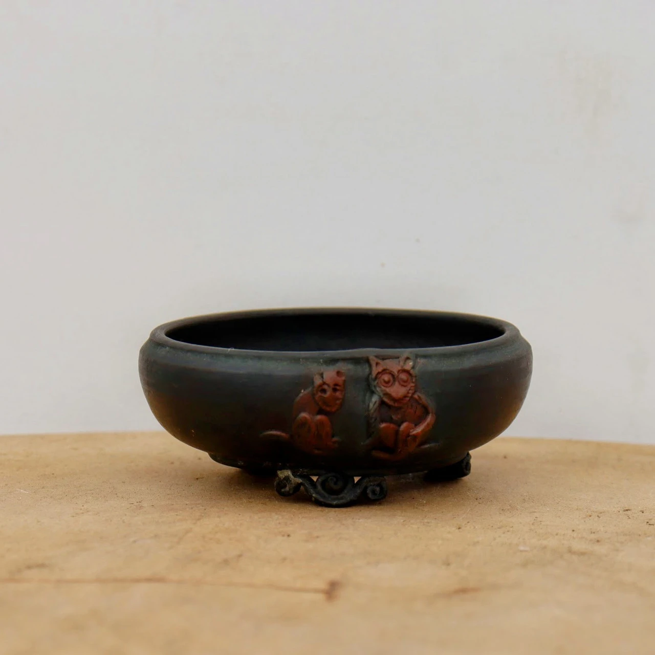 3" Tokoname Bonsai Pot - Reiju(No. 1509) - Image 4