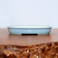 8" Glazed Yixing Bonsai Pot (No. 2091)