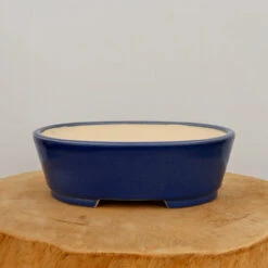 9" Blue Glazed Yixing Bonsai Pot (No. 2122)