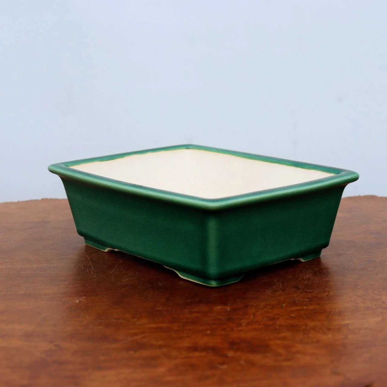 8" Green Glazed Yixing Bonsai Pot (No. 2061) - Image 4