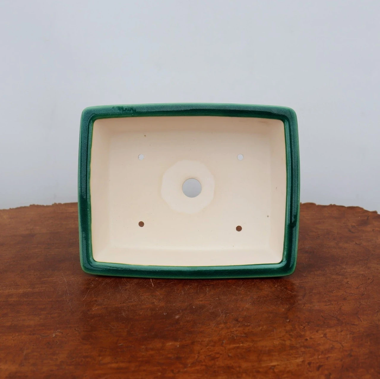 8" Green Glazed Yixing Bonsai Pot (No. 2061) - Image 3
