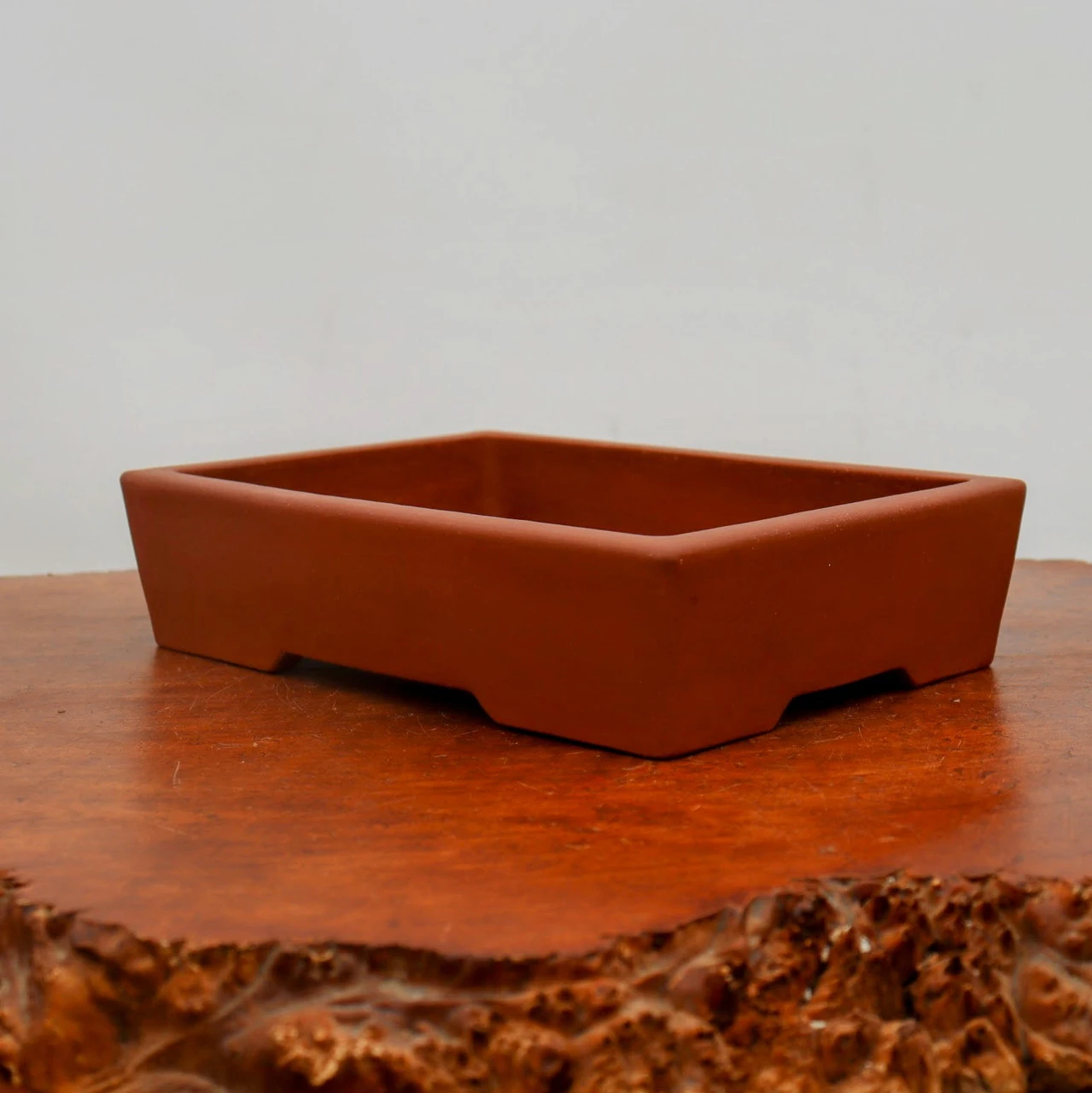 11" Unglazed Yixing Bonsai Pot (No. 2277) - Image 2