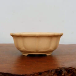 6" Round Glazed Yixing Bonsai Pot (No. 2336a)