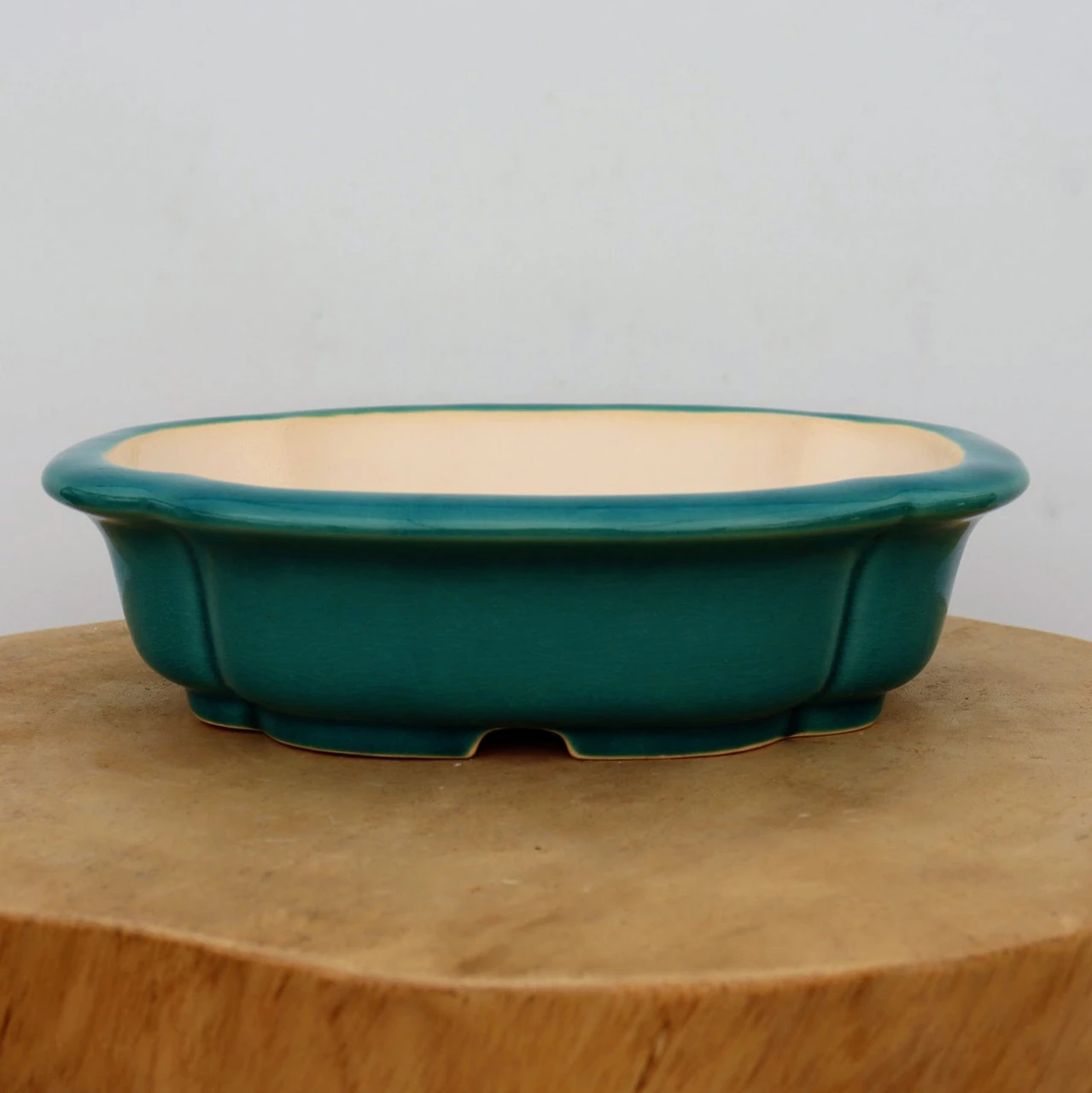 10" Green Glazed Yixing Bonsai Pot (No. 2337b) - Image 6