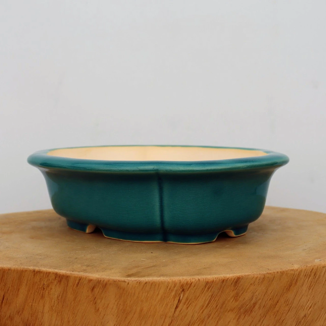 10" Green Glazed Yixing Bonsai Pot (No. 2337b) - Image 2