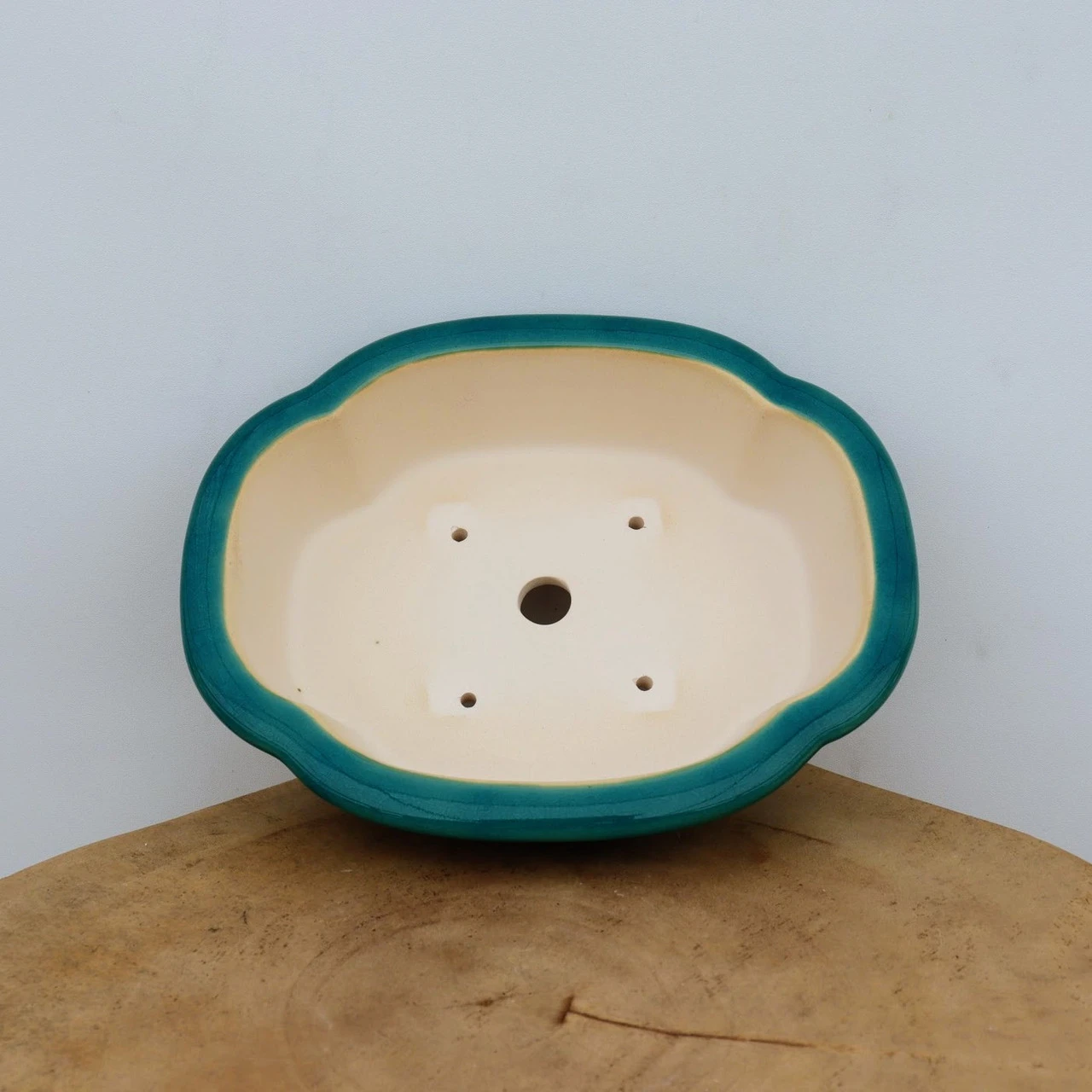 10" Green Glazed Yixing Bonsai Pot (No. 2337b) - Image 3