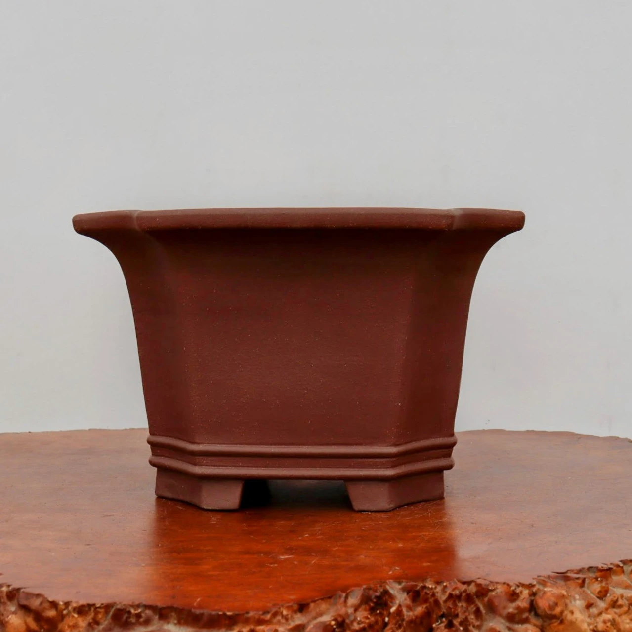 11" Unglazed Yixing Bonsai Pot (No. 2283) - Image 4