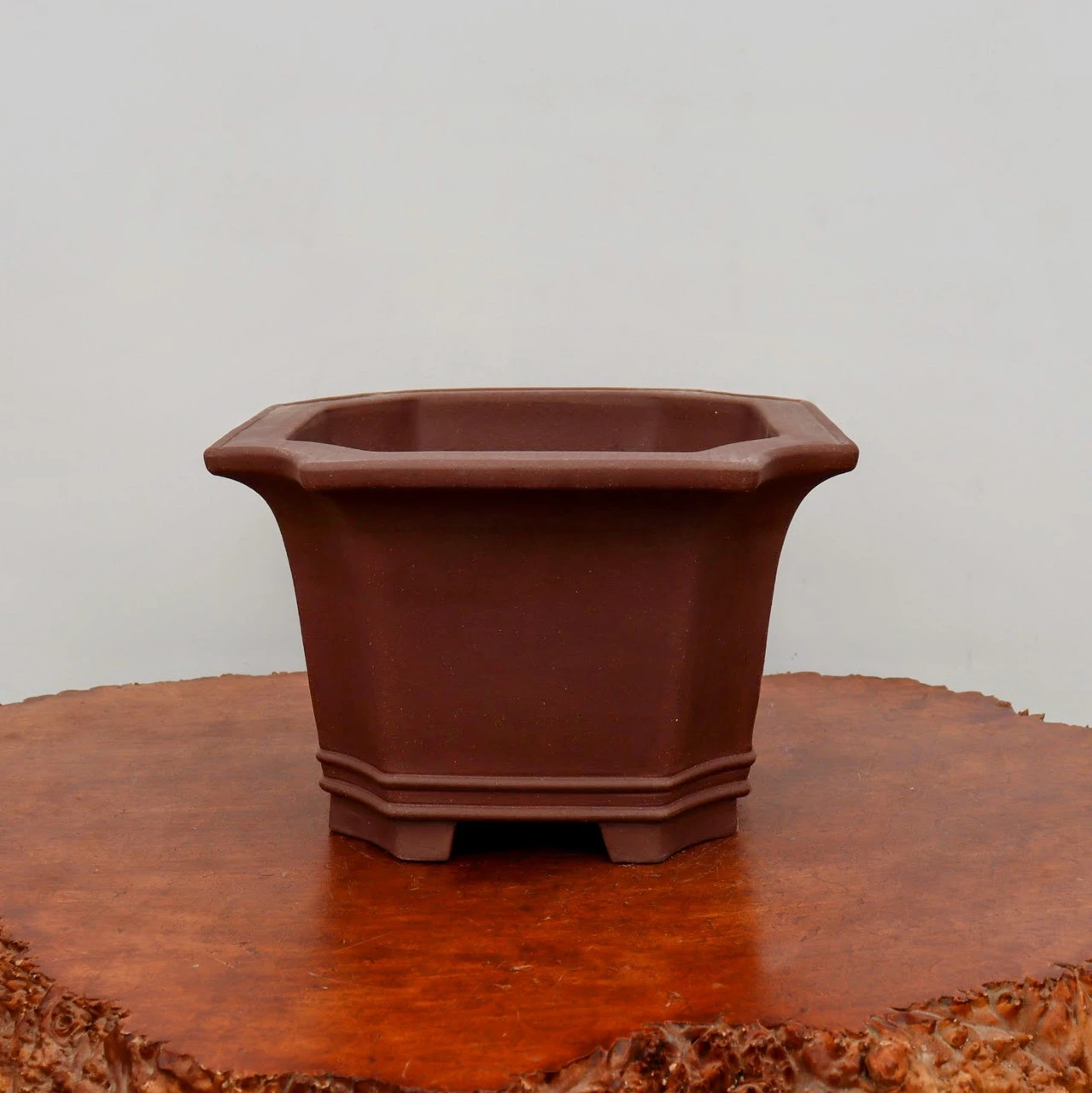 11" Unglazed Yixing Bonsai Pot (No. 2283)