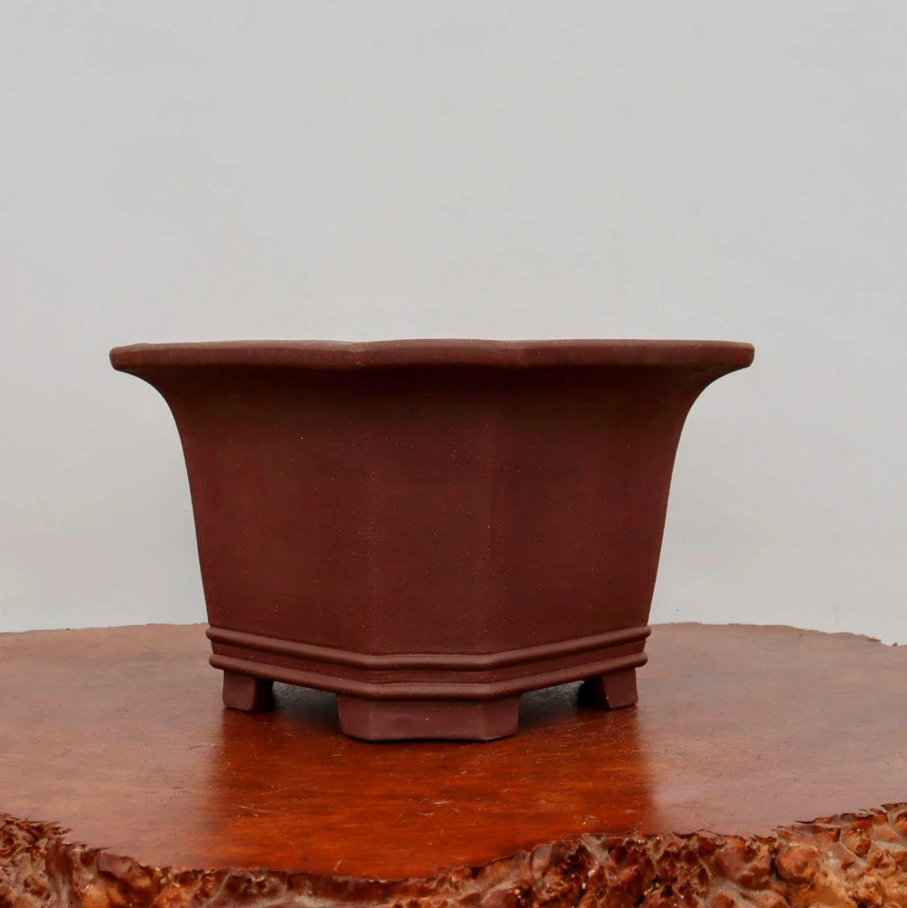 11" Unglazed Yixing Bonsai Pot (No. 2283) - Image 3