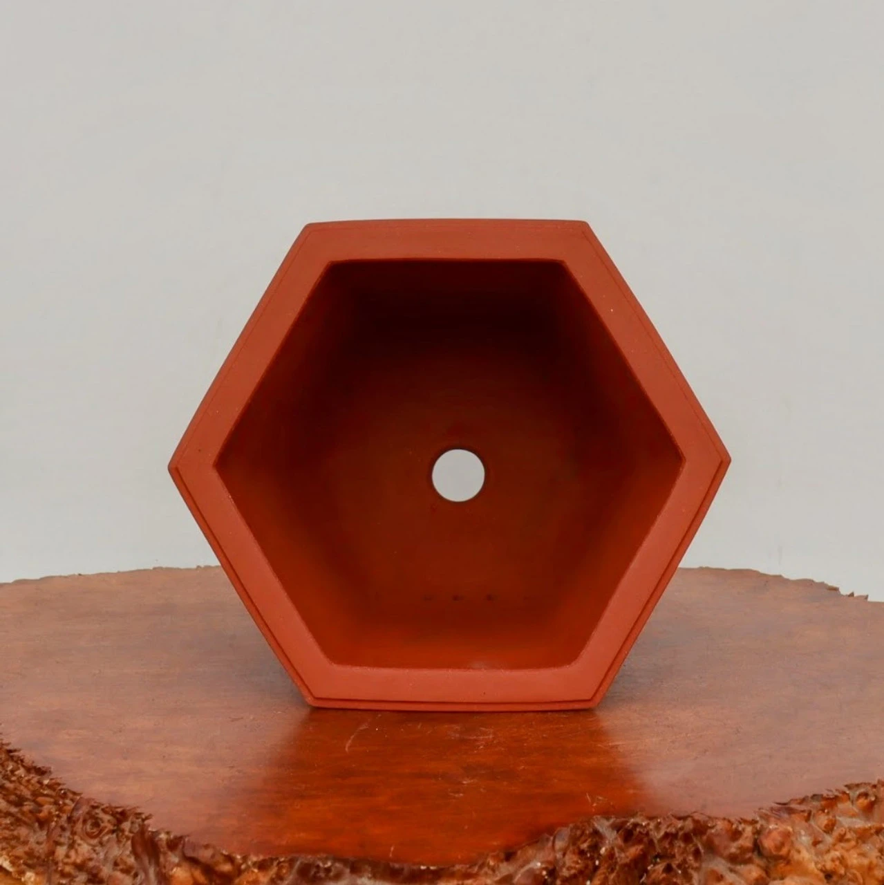 10-Inch Etched Glazed Yixing Bonsai Pot (No. 2424) - Image 3