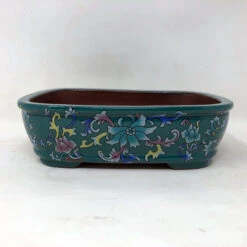 6" Quality Glazed Painted Yixing Pot (YX1076g)