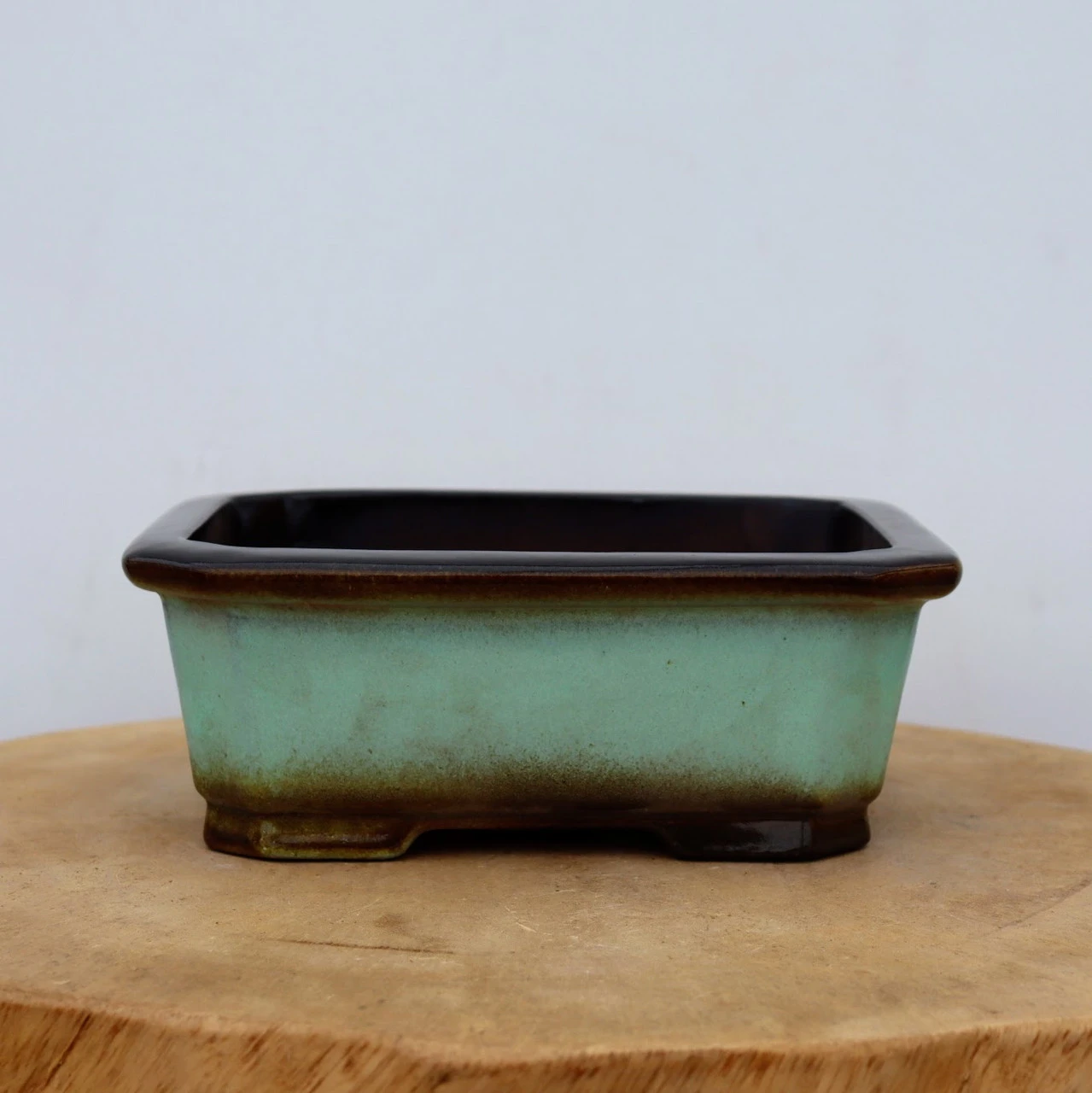 8-Inch Glazed Yixing Bonsai Pot (No. 2316c) - Image 3