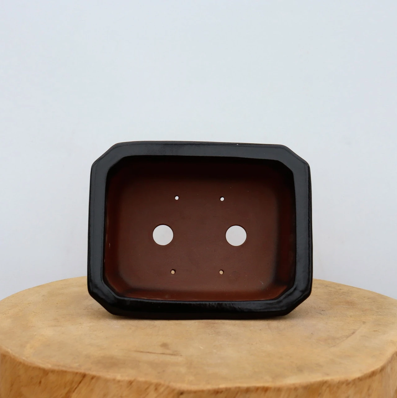 8-Inch Glazed Yixing Bonsai Pot (No. 2316c) - Image 6