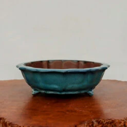 12-Inch Glazed Yixing Bonsai Pot (No. 2321i)