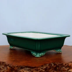 15" Glazed Yixing Bonsai Pot (No. 2295a)