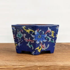 3" Quality Glazed Painted Yixing Pot (No. 1074b)