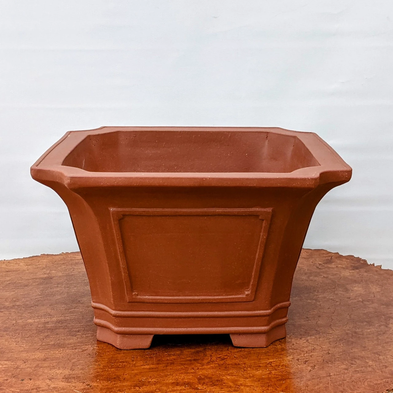 12" Unglazed Cascade Yixing Ceramic Pot (1402) - Image 3