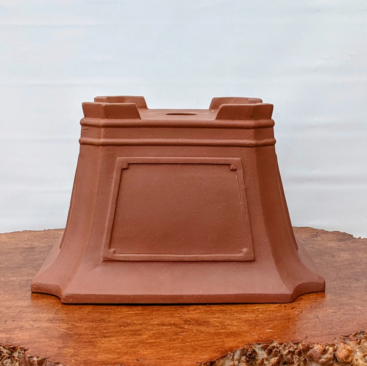 12" Unglazed Cascade Yixing Ceramic Pot (1402) - Image 6