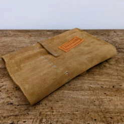 Handmade Roll-Up Leather Bonsai Tool Bag