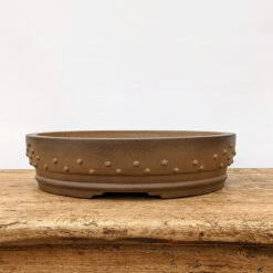 11" Round Unglazed Yixing Bonsai Pot (No. 1865)