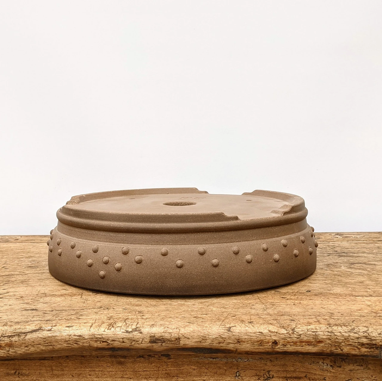 11" Round Unglazed Yixing Bonsai Pot (No. 1865) - Image 3