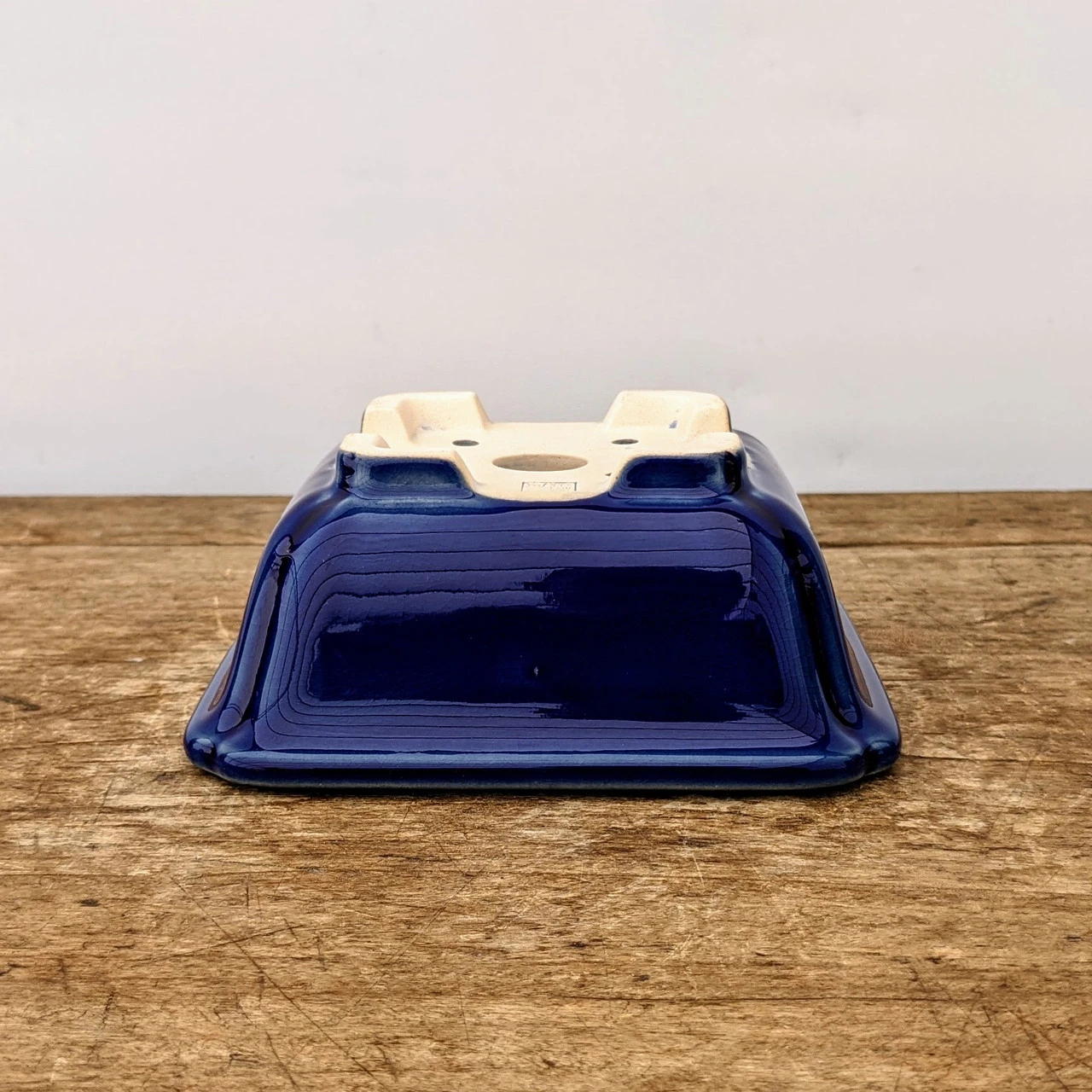 5"Dark Blue Glazed Yixing Bonsai Pot (No. 1859) - Image 6