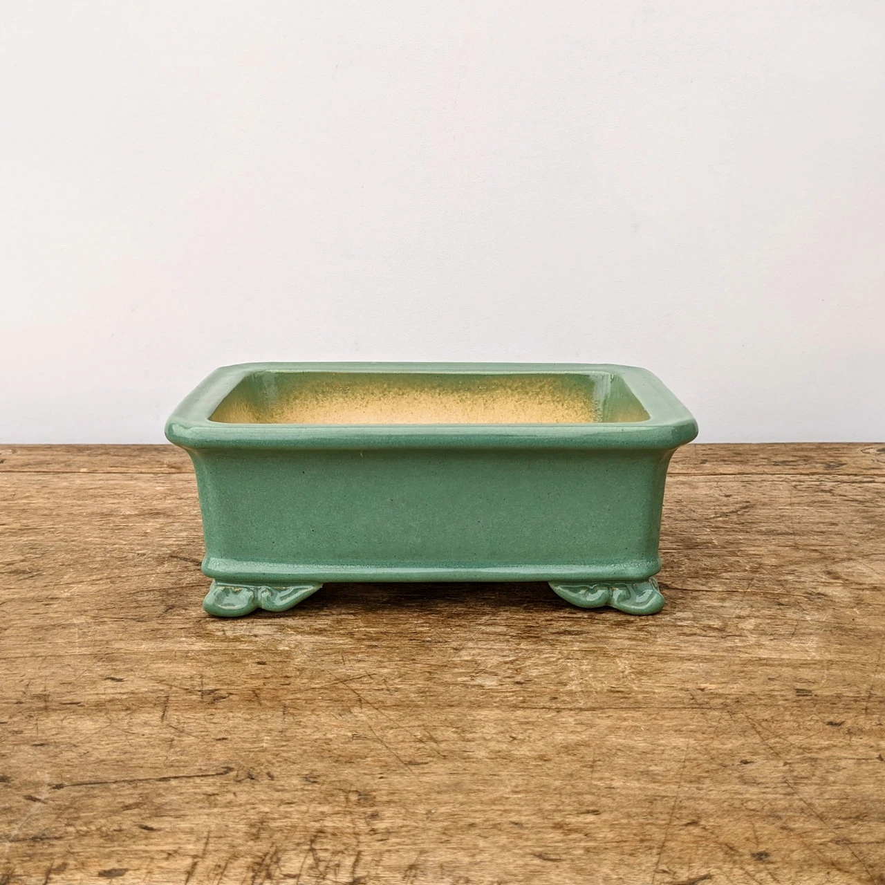 7" Green Glazed Yixing Bonsai Pot (No. 1975d) - Image 3