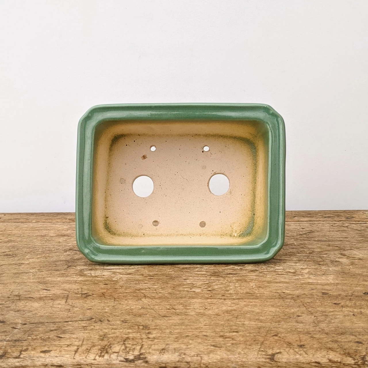 7" Green Glazed Yixing Bonsai Pot (No. 1975d) - Image 5