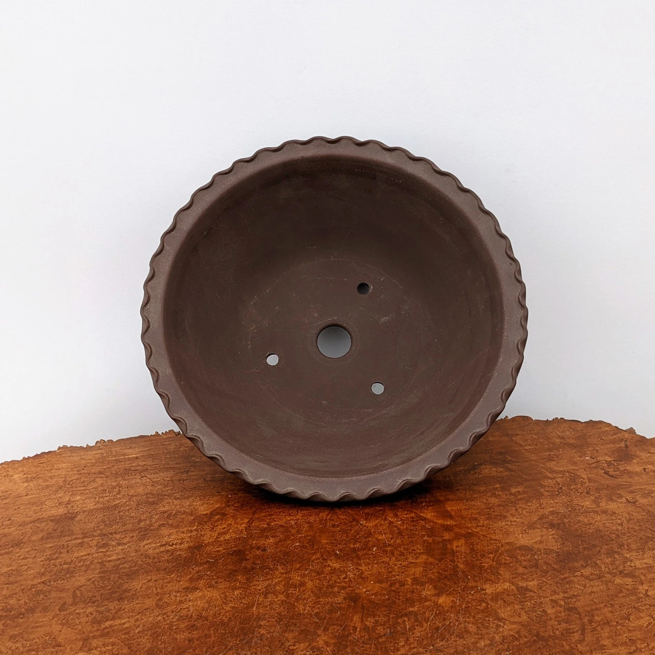 8"-12" Unglazed Round Ceramic Pot (Choose Size) - Image 3