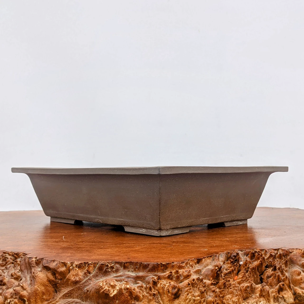12" Handmade Bonsai Pot By Steven Gossert (No. 4) - Image 3