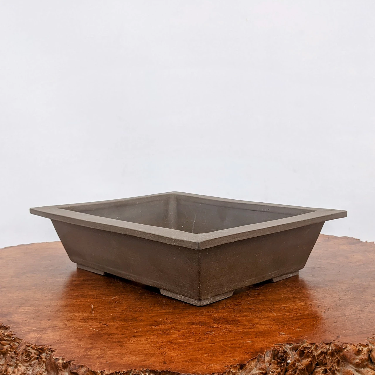12" Handmade Bonsai Pot By Steven Gossert (No. 4) - Image 5