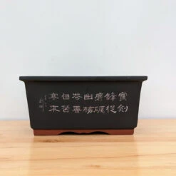 14" Etched Yixing Bonsai Pot (No. 2176)