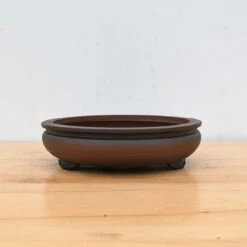 9-Inch Unglazed Yixing Bonsai Pot (No. 2443)