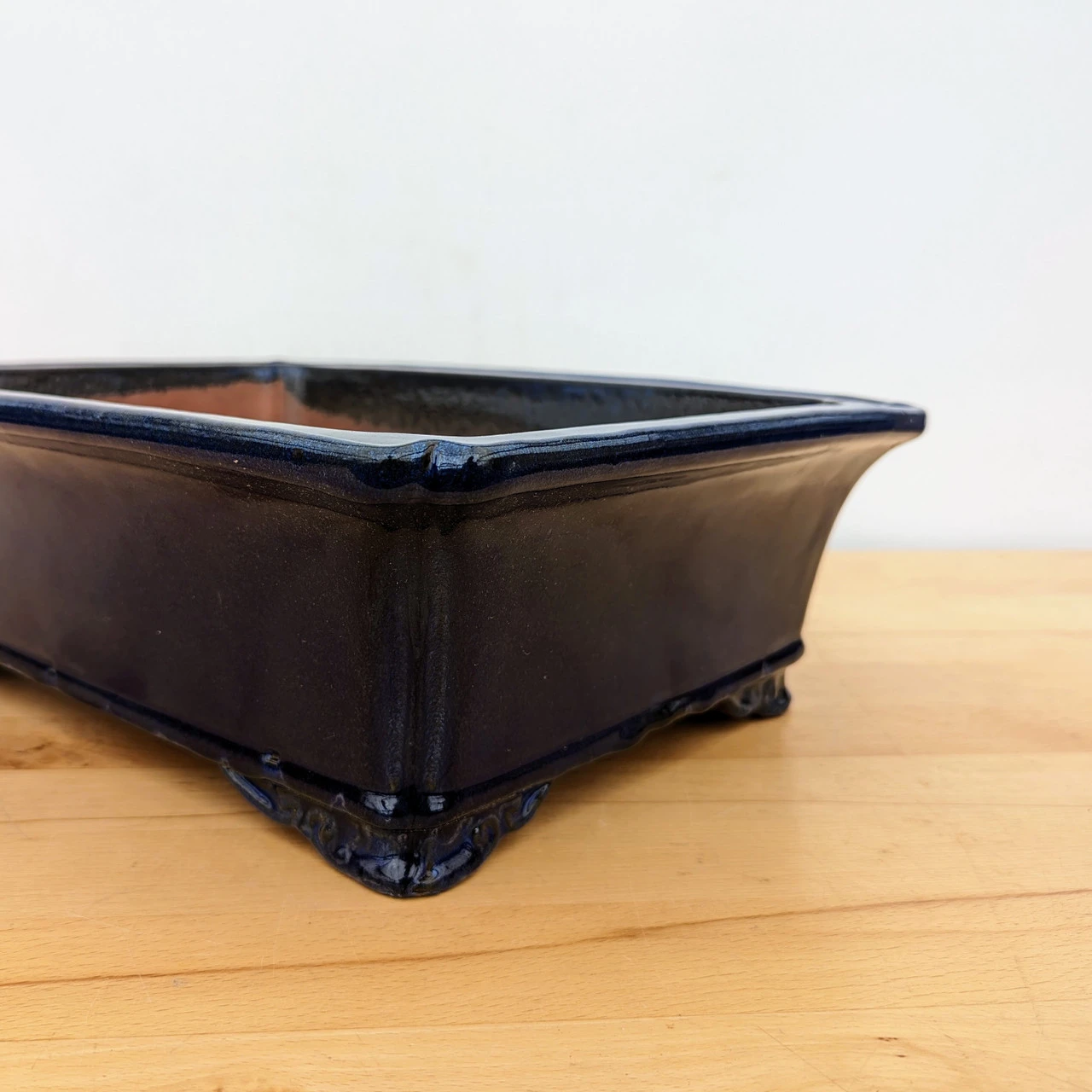 16-Inch Glazed Yixing Bonsai Pot (No. 2431) - Image 2