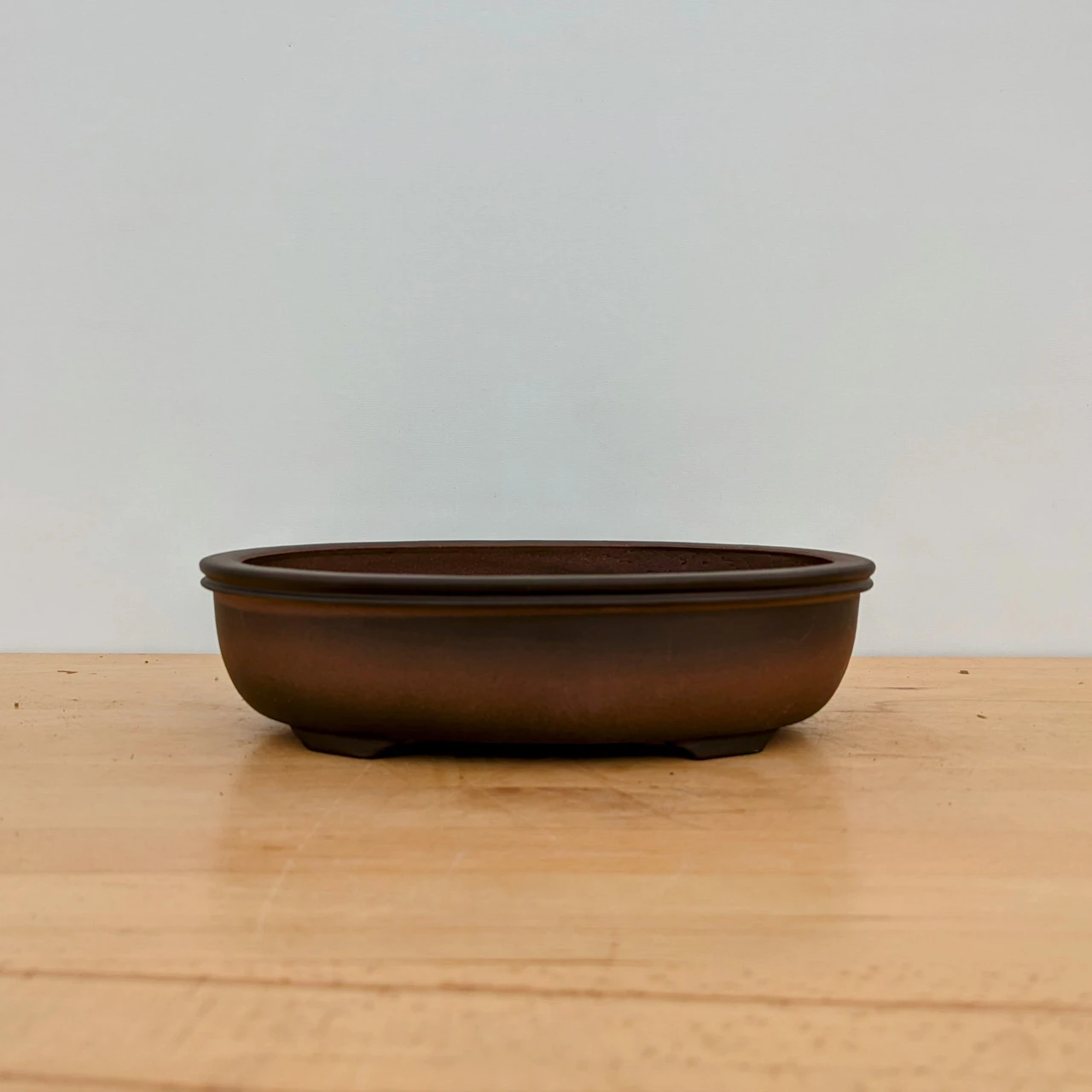 11-Inch Unglazed Yixing Bonsai Pot (No. 2484)